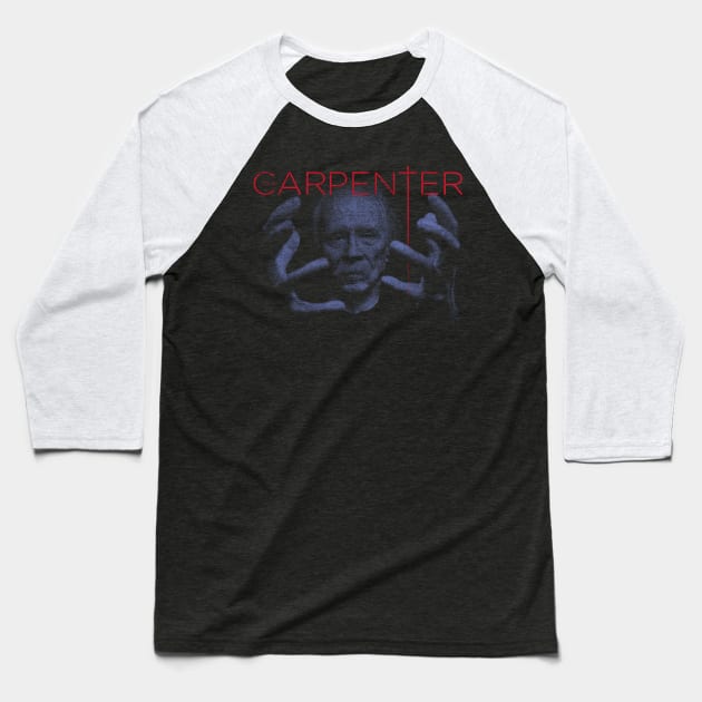 John Carpenter Baseball T-Shirt by PUBLIC BURNING